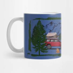 Camper Roof Tent Pure Nature Mug